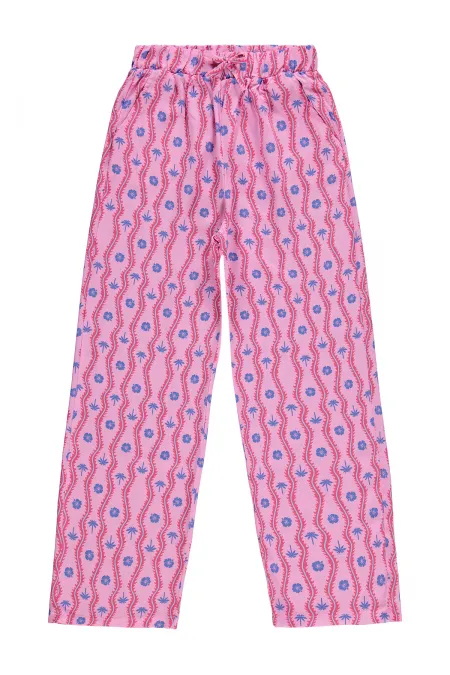 Kız Çocuk Pantolon 10-13 Yaş Leylak - Paket