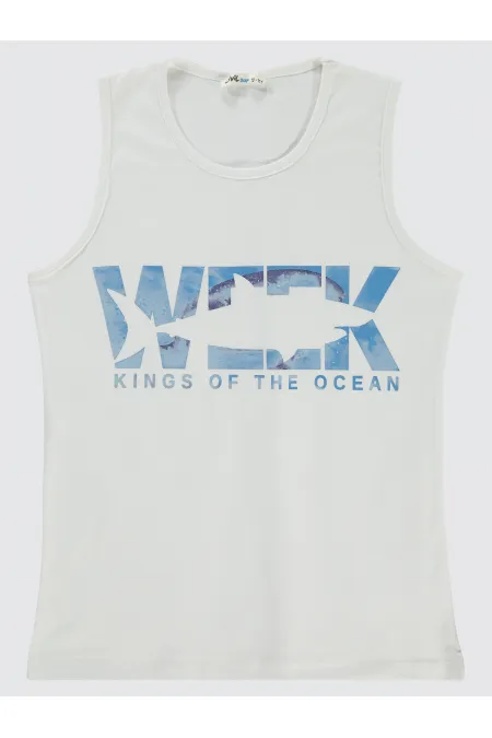 Lot de T-shirts blancs pour garçon de 10 à 13 ans