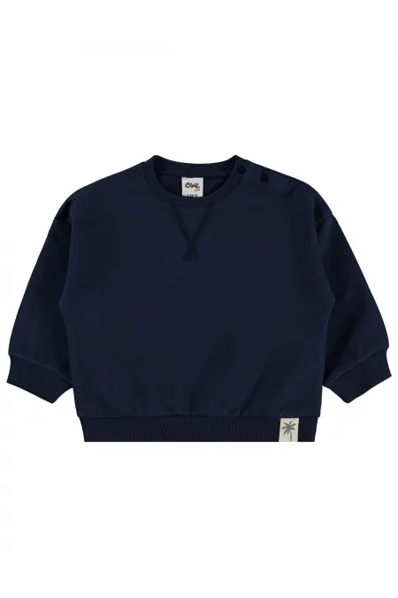 Bebek Sweatshirt 0-24 Ay Lacivert - Paket