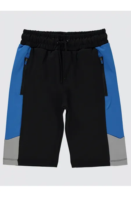 Erkek Çocuk Kapri 10-13 Yaş Siyah - Paket