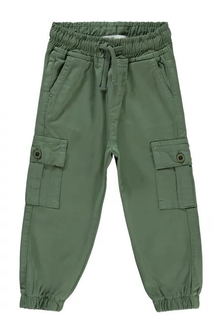 Kız Çocuk Pantolon 2-5 Yaş Haki - Paket