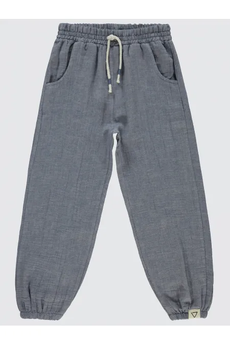 Erkek Çocuk Pantolon 6-9 Yaş İndigo - Paket