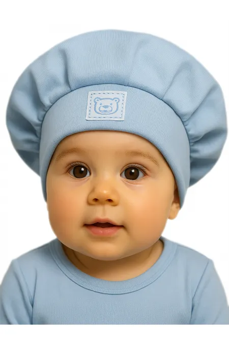 Ensemble bonnet et chapeau bébé 0-24 mois bleu - Lot Ensemble bonnet et chapeau bébé 0-24 mois bleu - Lot