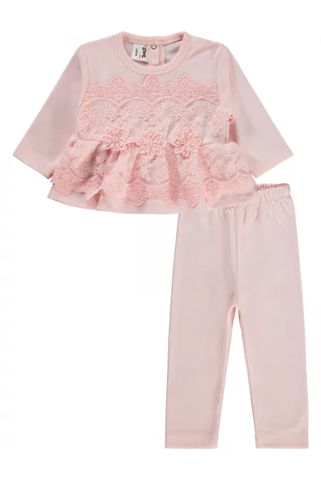 Bebek Takım 0-24 Ay Somon - Paket