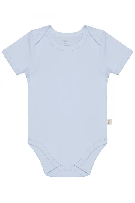 Bebek Çıtçıtlı Badi 0-24 Ay Mavi - Paket