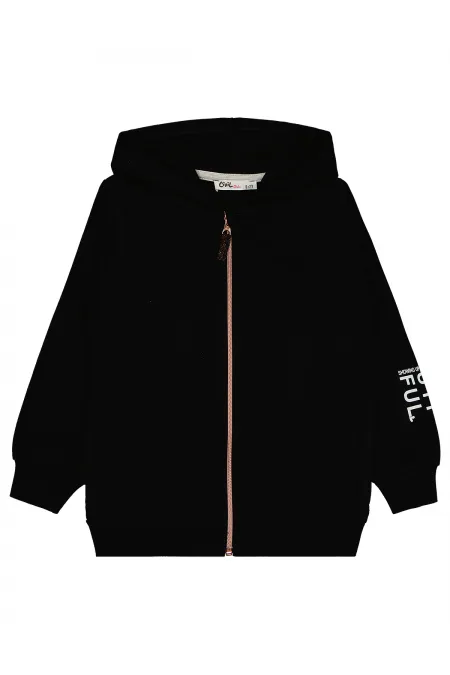 Gilet noir pour fille de 10 à 13 ans - Emballage