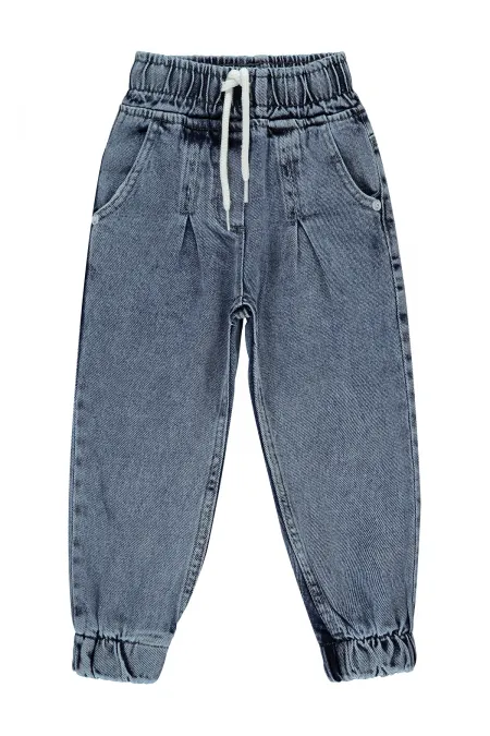 Pantalon bleu glacier pour fille (2-5 ans) - Lot