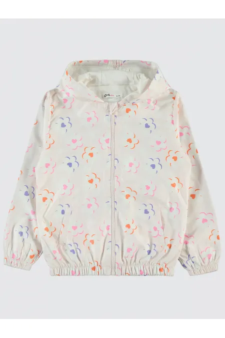 Kız Çocuk Yağmurluk 6-9 Yaş Pembe Şerbet - Paket