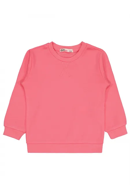 Kız Çocuk Sweatshirt 2-5 Yaş Koyu Pembe - Paket