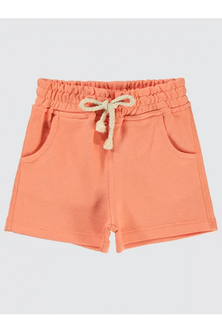 Bebek Şort 0-24 Ay Şeftali - Paket
