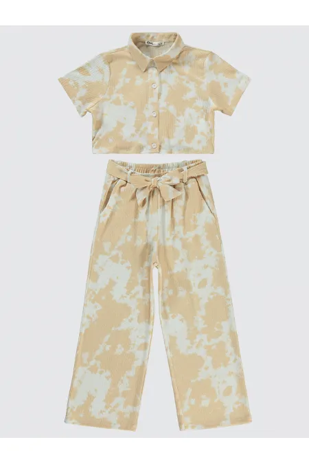Girls' Set 6-9 Years Beige - Package