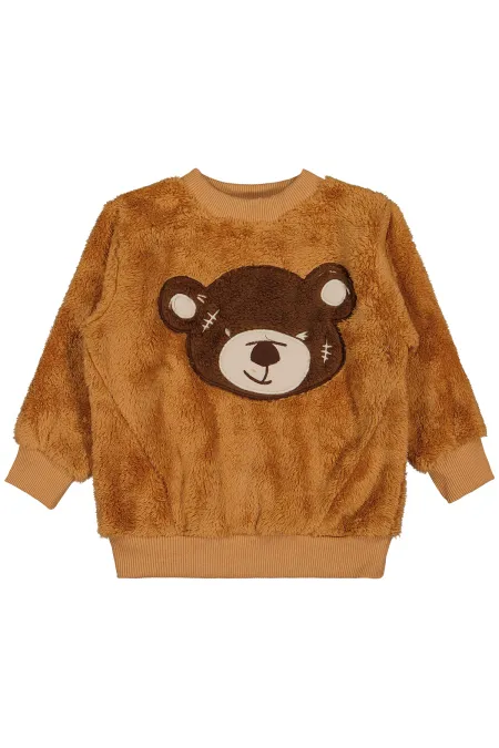 Boys Sweatshirt 2-5 Years Old Cinnamon - Package