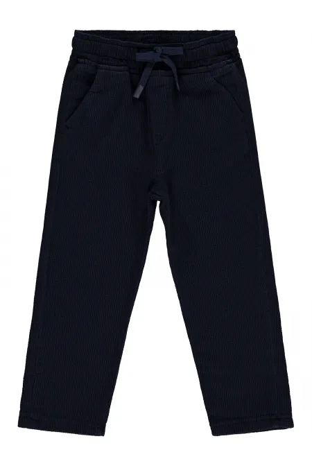 Pantalon garçon, 2-5 ans, bleu marine - Lot