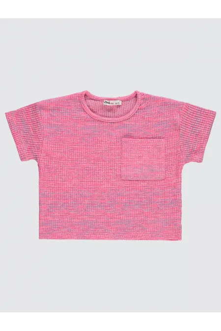 Girl's T-Shirt 10-13 Years Old Sweet Pink - Package