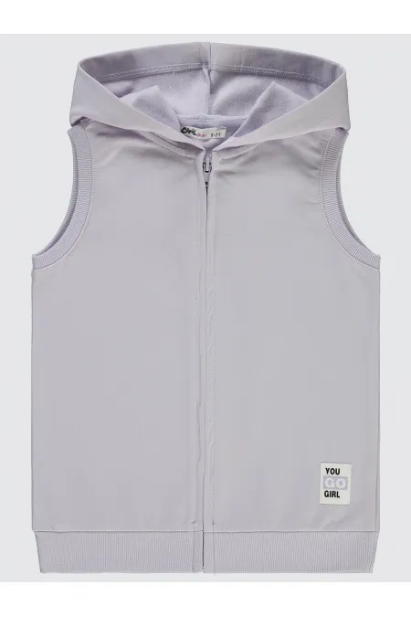 Kız Çocuk Yelek 6-9 Yaş Galaktik Leylak - Paket