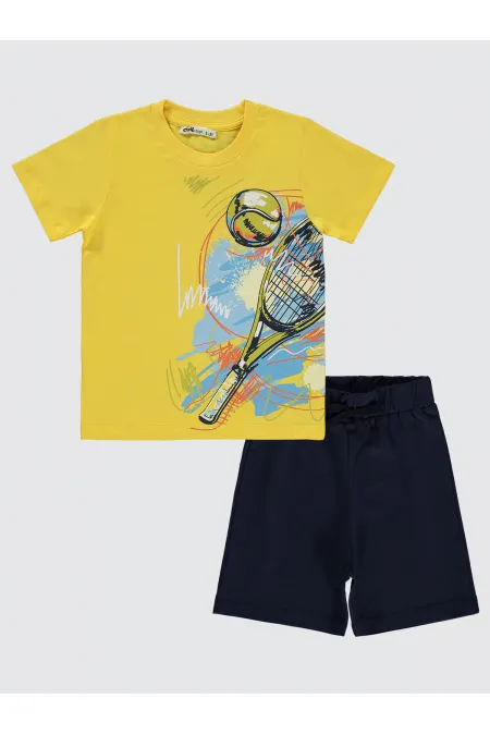 Costume jaune pour garçon de 2 à 5 ans - Emballage