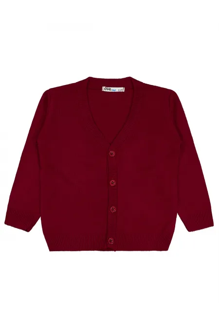 Gilet garçon bordeaux 2-5 ans - Emballage