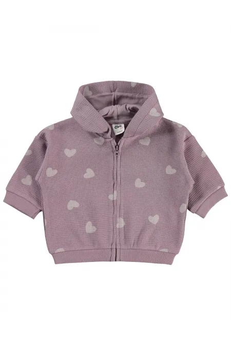 Gilet bébé lilas 0-24 mois - Lot