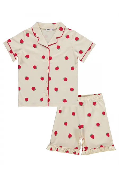Kız Çocuk Pijama Takımı 10-13 Yaş FilDişi - Paket