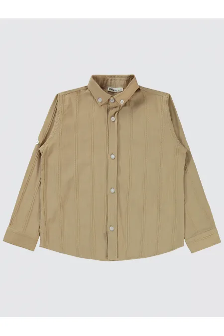 T-shirt garçon 6-9 ans marron - Lot