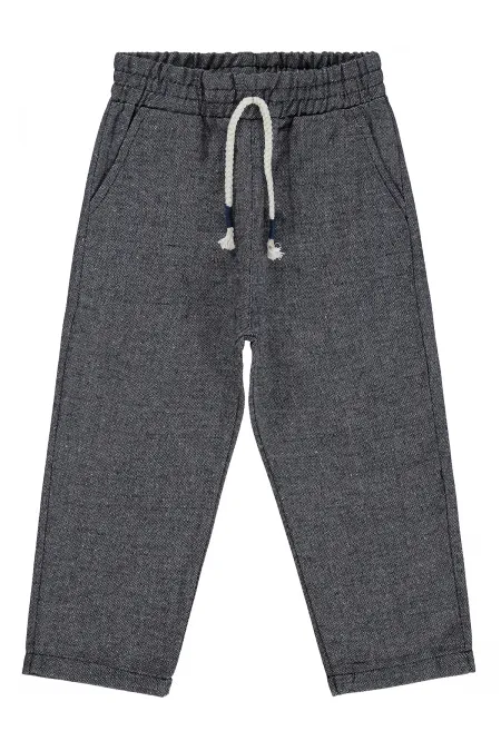 Pantalon garçon, 2-5 ans, bleu marine - Lot