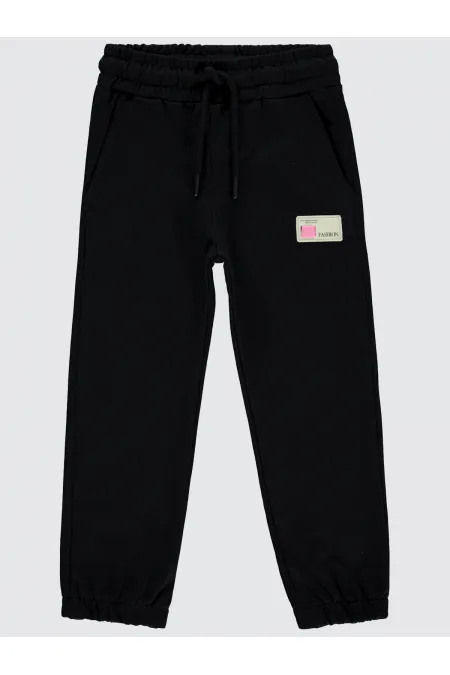 Girls Tracksuit Bottoms 2-5 Years Old Black - Pack