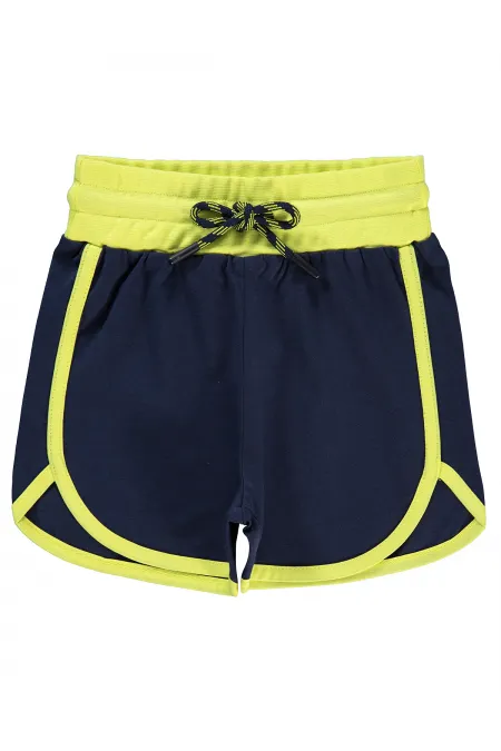 Short garçon bleu marine 2-5 ans - Emballage