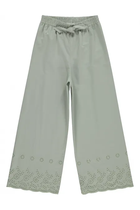 Kız Çocuk Pantolon 10-13 Yaş Çağla Yeşili - Paket