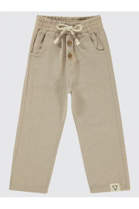 Pantalon garçon 2-5 ans couleur pierre - Lot