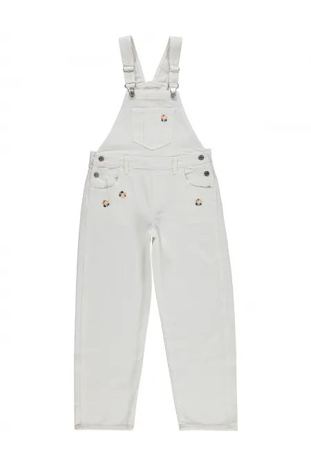 Kız Çocuk Slopet 10-13 Yaş Kırık Beyaz - Paket