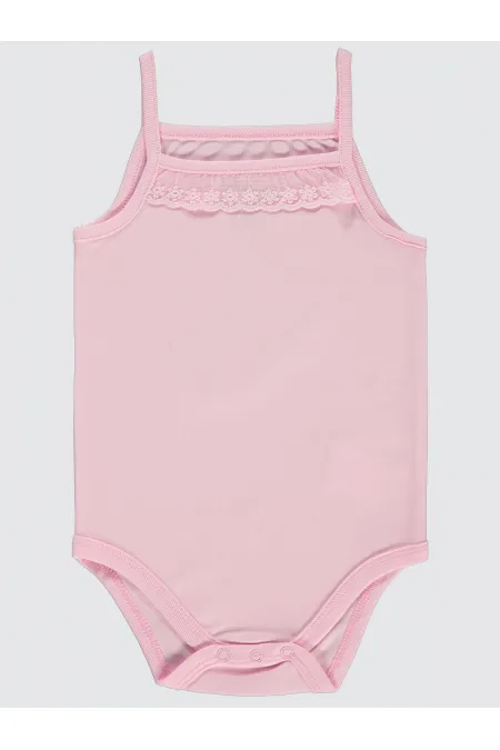 Body bébé à boutons-pression rose 30-36 mois - Emballage