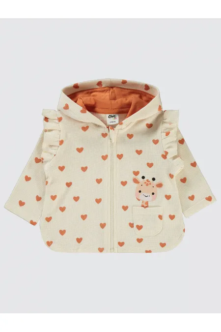 Gilet bébé 0-24 mois ivoire - Lot