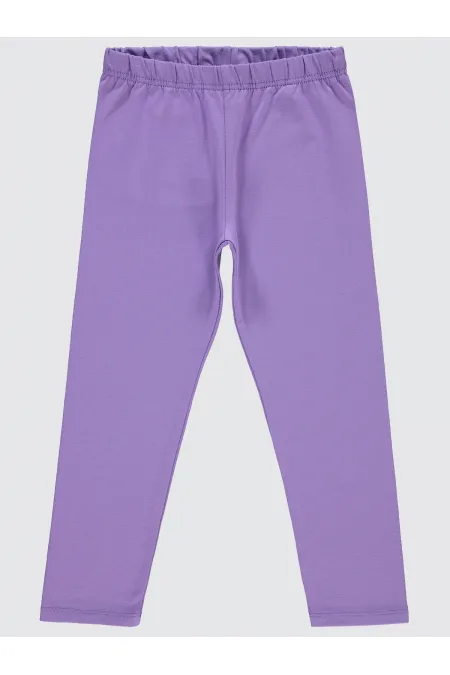 Collants pour filles de 6 à 9 ans, couleur lilas métallisé - Emballage