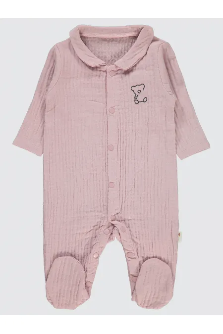 Grenouillères bébé 0-24 mois roses - Lot