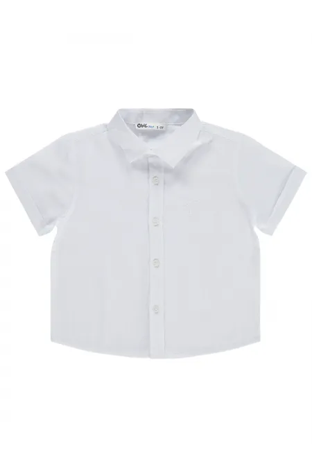 Erkek Çocuk Gömlek 2-5 Yaş Beyaz - Paket