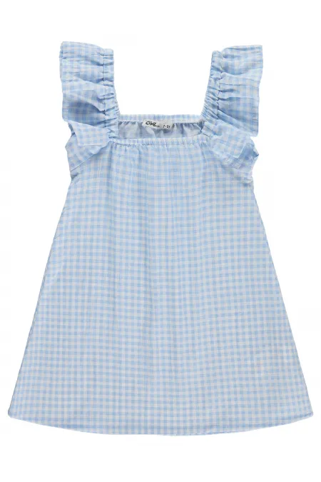 Combinaison et robe pour filles, 2-5 ans, bleu clair - Emballage