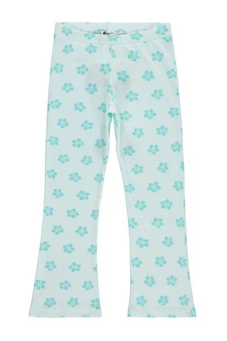 Leggings pour filles, 6-9 ans, vert menthe clair - Lot