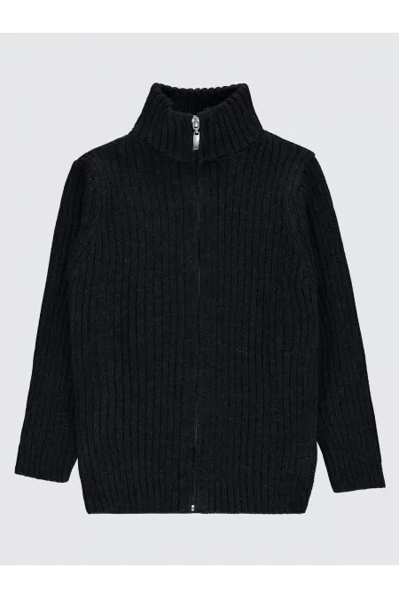 Gilet noir pour garçon (6-9 ans) - Lot