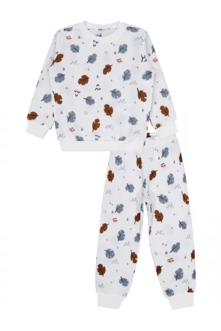 Ensemble pyjama fille 2-5 ans écru - Emballage