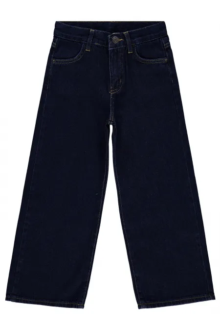 Kız Çocuk Pantolon Kot 10-13 Yaş Lacivert - Paket