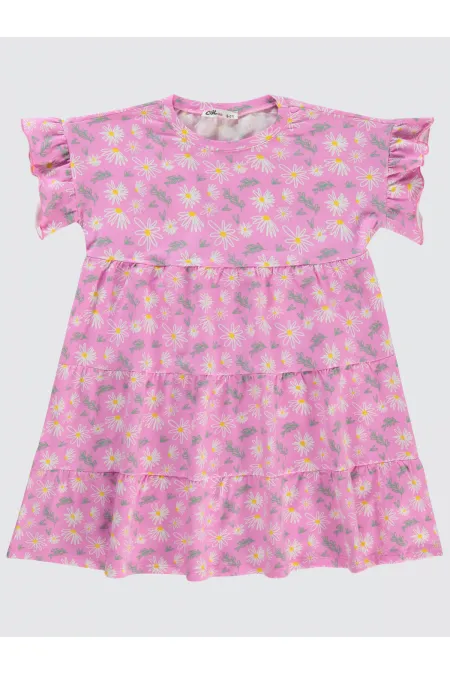 Girl's Vest and Dress 6-9 Years Old Fondant Pink - Package