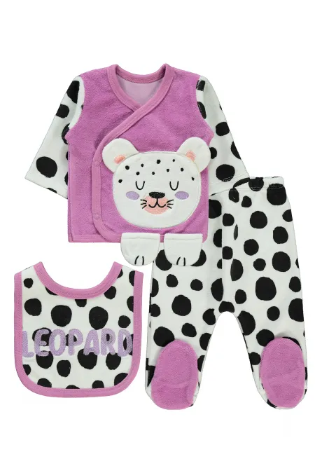 Baby Bodysuit Sets 0-24 Months Lilac - Package