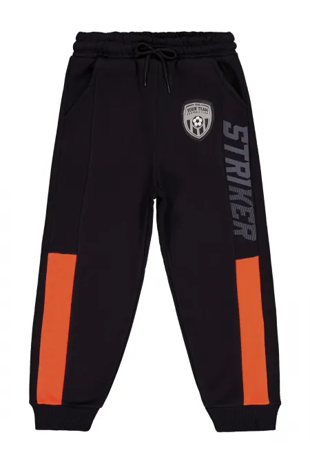 Pantalon de survêtement garçon, 6-9 ans, noir - Lot