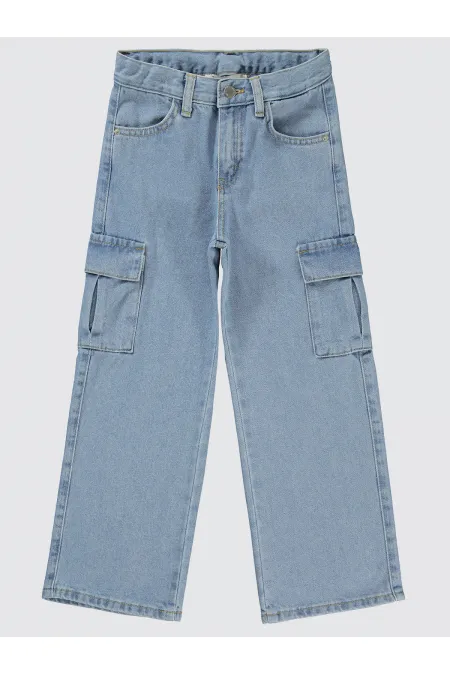 Kız Çocuk Pantolon 10-13 Yaş Açık Mavi - Paket