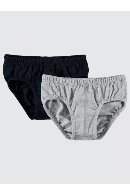 Culottes pour garçon de 2 à 9 ans, gris et bleu marine - Lot