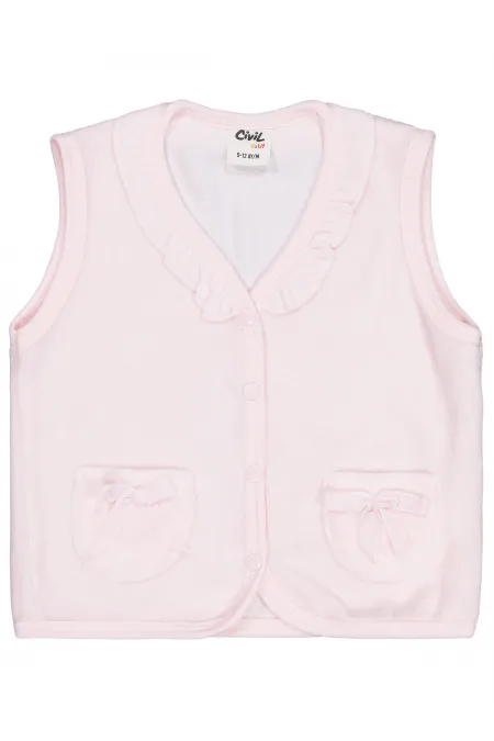 Baby Vest 0-24 Months Light Pink - Package