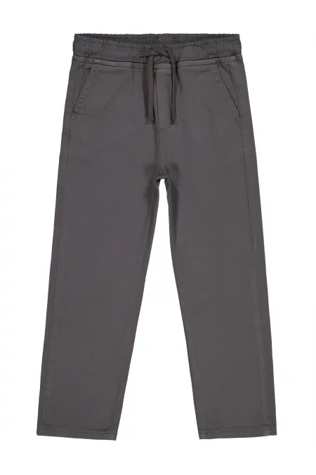 Pantalon garçon 6-9 ans, couleur fumée - Emballage