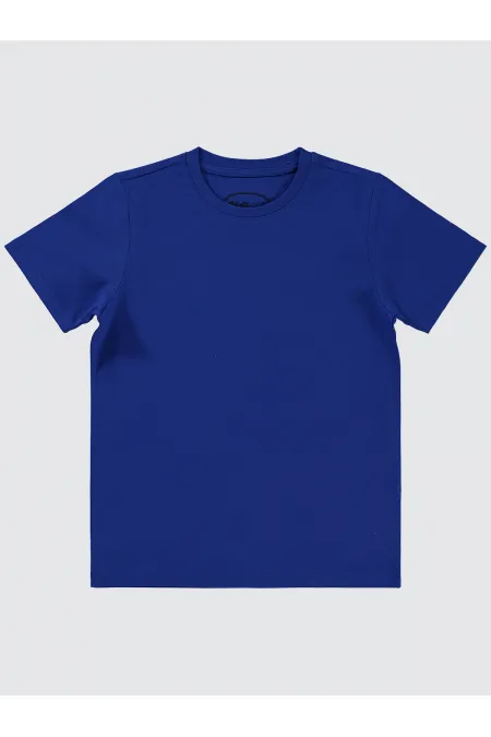 Boys T-Shirt 6-9 Years Old Light Navy Blue - Package