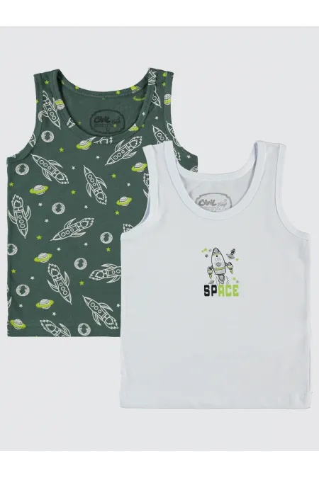 Débardeur garçon taille standard 2-9 ans - Emballage