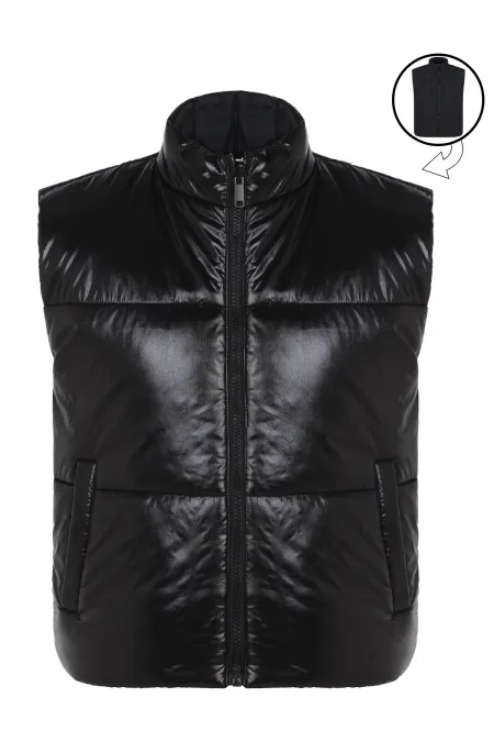 Girls' Vest, Ages 10-13, Black - Package